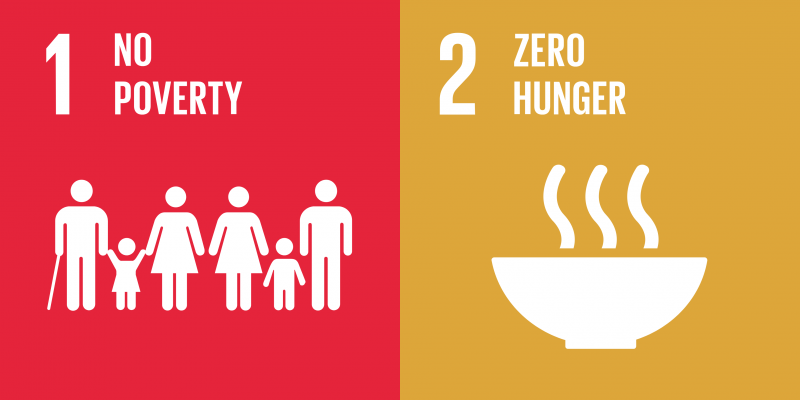 SDG 1 "Xóa nghèo" và SDG 2 "Xóa đói"