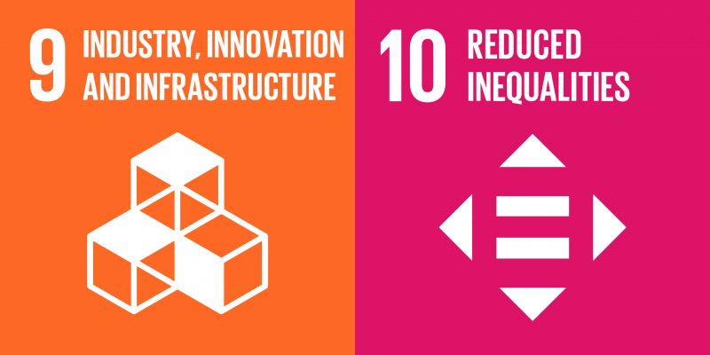 SDG 9 "Công nghiệp, hạ tầng" và SDG 10 "Giảm bất bình đẳng"