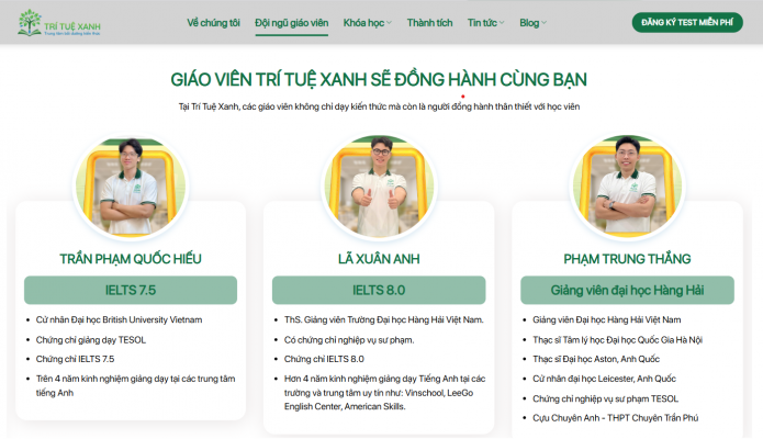 Trung tâm tiếng anh Hải Phòng