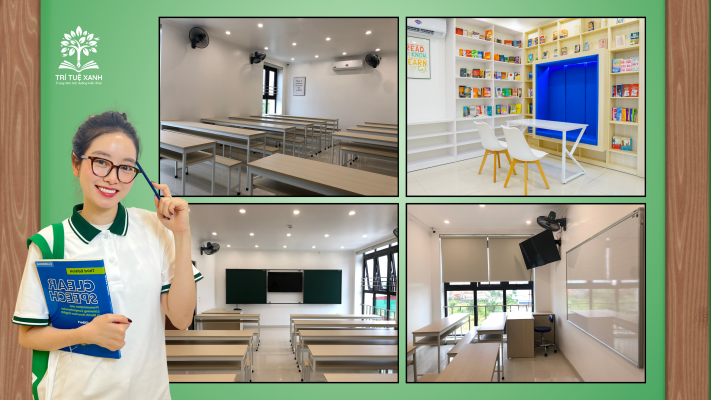 Cơ sở vật chất tại Trí Tuệ Xanh